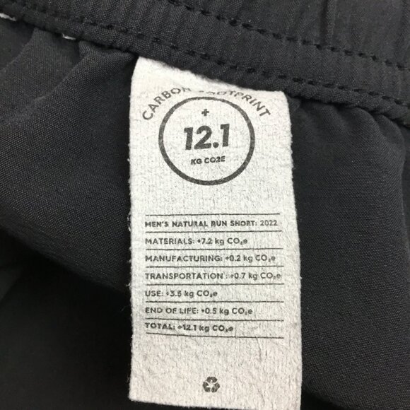 Allbirds Mens XL Natural Run Short Carbon Footprint 12.1 Black - Picture 8 of 8